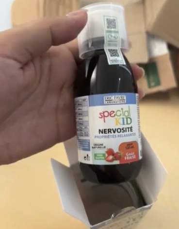 Siro Special Kid Nervosit&eacute; 125ml - Hỗ trợ giảm căng thẳng và lo âu cho trẻ, an thần tự nhiên, hương vị thơm ngon dễ uống